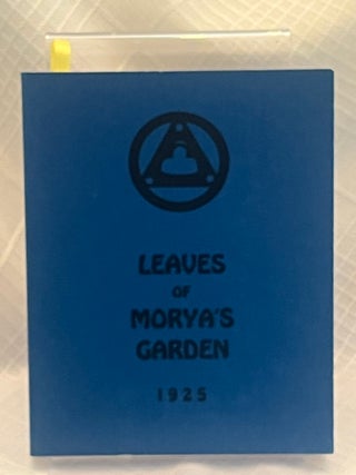 LEAVES OF MORYA'S GARDEN II: 1925