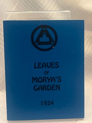 LEAVES OF MORYA'S GARDEN: 1924 - I