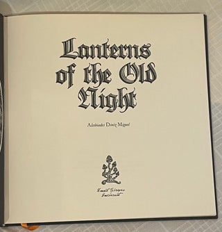 LANTERNS OF THE OLD LIGHT.