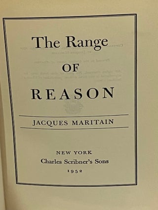 THE RANGE OF REASON.