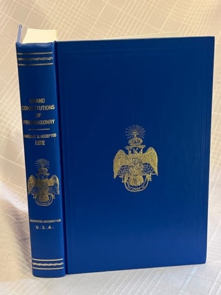 Item #82001 ANCIENT AND ACCEPTED SCOTTISH RITE OF FREEMASONRY: The Constitution aand Regulations...