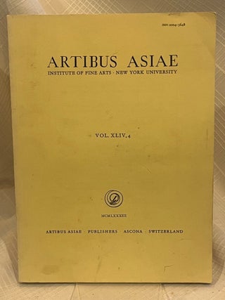 ARTIBUS ASIAE: Vol. XLIV, 4
