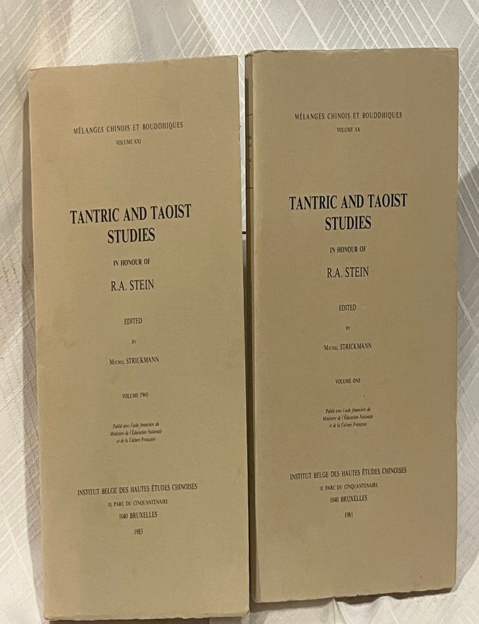 Item #82294 TANTRIC AND TAOIST STUDIES: In Honour of R.A. Stein. Strickmann. Michel.