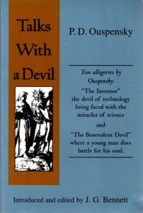 Item #9282 TALKS WITH A DEVIL. P. D. Ouspensky