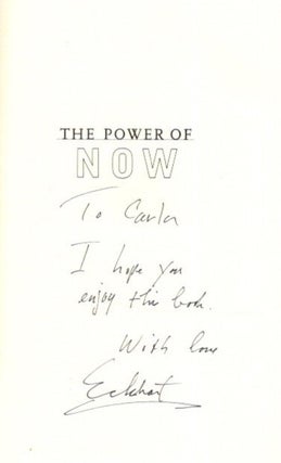 THE POWER OF NOW: A GUIDE TO SPIRITUAL ENLIGHTENMENT.